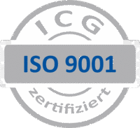 Wir sind ISO 9001 zertifiziert!